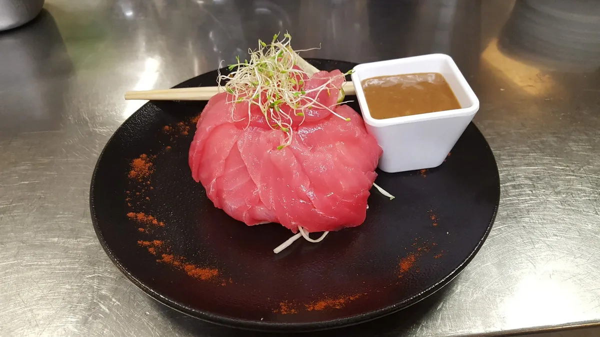Sashimi de thon rouge